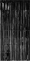 Paperdreams - Zwarte deurgordijn - 1 x 2 meter