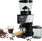 Momentum® - Elektrische Koffiemolen - Koffieapparaat - Espresso machine met 30 versnellingen - Braam Koffiemolen - Grote Capaciteit Bonen-opslag - 220V - Touch display - XL formaat