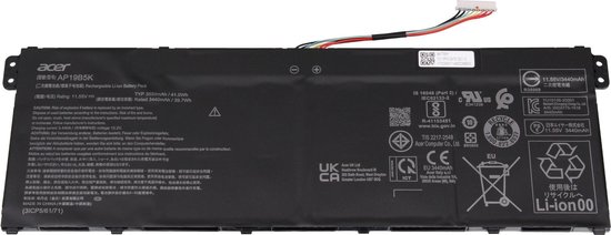 Acer KT.00305.011 Batterij - 41Wh - 11,55V (AP19B5K)