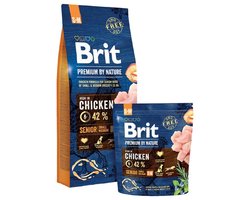 Voer Brit Premium by Nature Senior S+M Senior Appel Kip Maïs 15 kg