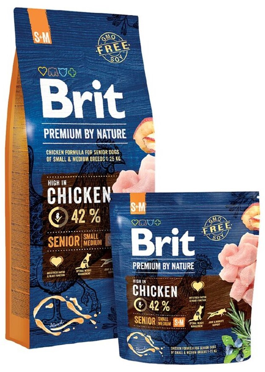 Brit Premium by Nature Senior S/M - 15 kg
