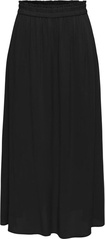 Jacqueline de Yong Rok Jdystarr Life Hw Midi Skirt Wvn Dia 15290662 Black Dames Maat - XL