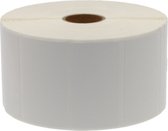 Dappaz - 10 stuks Zebra Labels 57 x 32 mm Compatible - 2100 Etiketten op Rol - Kern 25 mm - Wit Permanent 800262-125