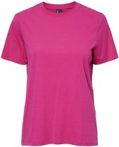 Pieces T-shirt Pcria Ss Solid Tee Noos Bc 17140802 Beetroot Purple Dames Maat - XS