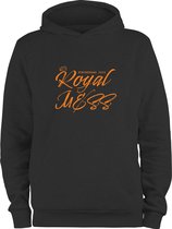 Koningsdag Kleding | Fotofabriek Koningsdag hoodie heren | Oranje hoodie | Maat M | Royal Mess Oranje