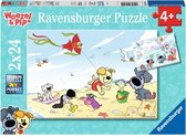 Puzzle Ravensburger Woezel & Pip Eté et hiver - Puzzle - 2x24 pièces