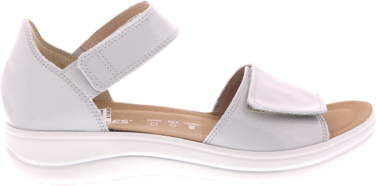 Dames Sandalen Hartjes Pop Sandale Kiesel Grijs - Maat 39