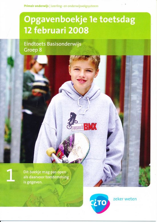 Eindcito groep 8 (2008) 1e toetsdag taal en rekenen 8721101642198