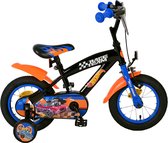 Vélo pour enfants Hot Wheels - Garçons - 12 pouces - Zwart Oranje Blauw