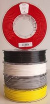 Kexcelled PLA Combideal 5 x 500g = 2,5kg (Rood, Zwart, Wit, Grijs + Geel) 3D Printer filament