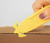 Kartonmes - kartonsnijder - veiligheidsmes - veiligheid - mes - karton - voor pakketjes - veilig - dubbele randen - verzonken mes