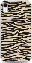 Casetastic Apple iPhone XR Hoesje - Softcover Hoesje met Design - Savannah Zebra Print