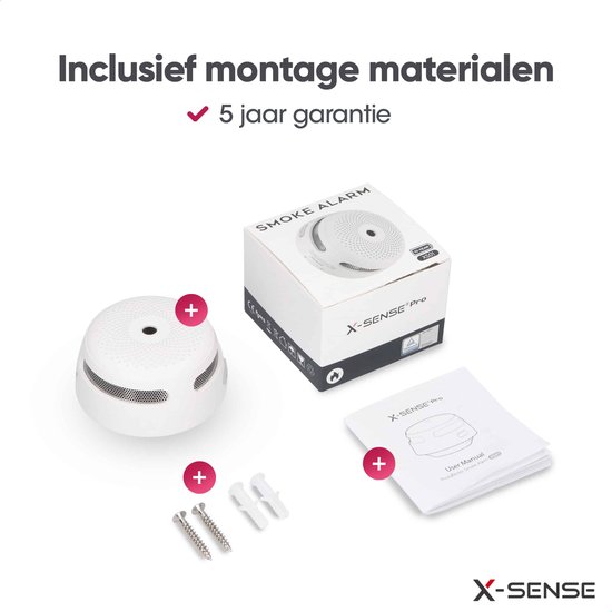X-SENSE Warmtemelder met batterij van 10 jaar (verzegeld), led-display en mute-knop, snelle en nauwkeurige warmtedetectie ter bescherming van je huis, XH02, 1 stuk X-SENSE Warmtemelder met batterij van 10 jaar (verzegeld), led-display en mute-knop, snelle en nauwkeurige warmtedetectie ter bescherming van je huis, XH02, 1 stuk