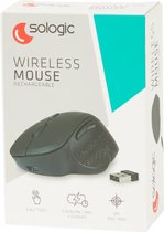Sologic Draadloze Muis - Ergonomisch en Oplaadbaar - 6 Functie Knoppen - Opgeladen in 2 uur - Wireless Mouse