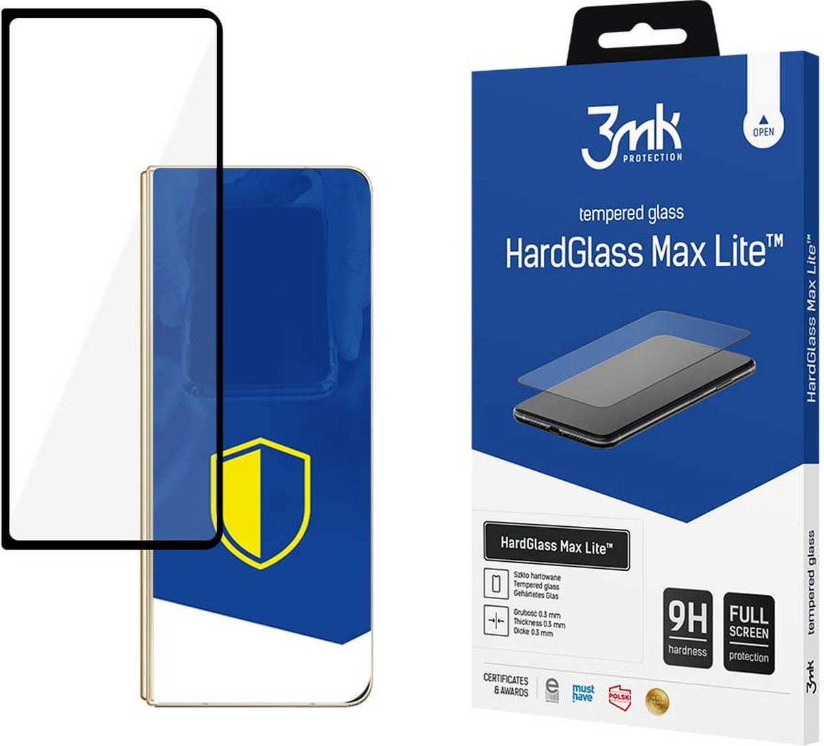 Samsung Galaxy Z Fold4 (Front) - 3mk HardGlass Max Lite