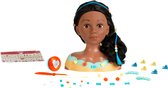 Klein Toys Princess Coralie kapkop Kiara - incl. tal van accessoires - geschikt voor wassen, kammen en borstelen - multicolor
