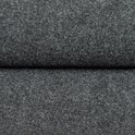 Tapis gris foncé chiné plié en deux