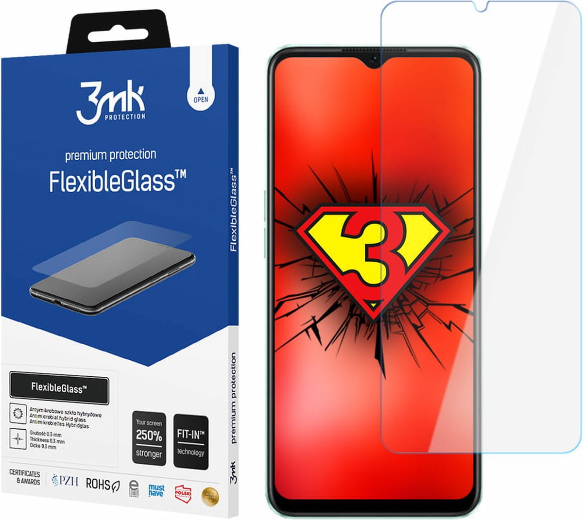 Oppo A57 4G/A57 5G/A57e/A57s - 3mk FlexibleGlass