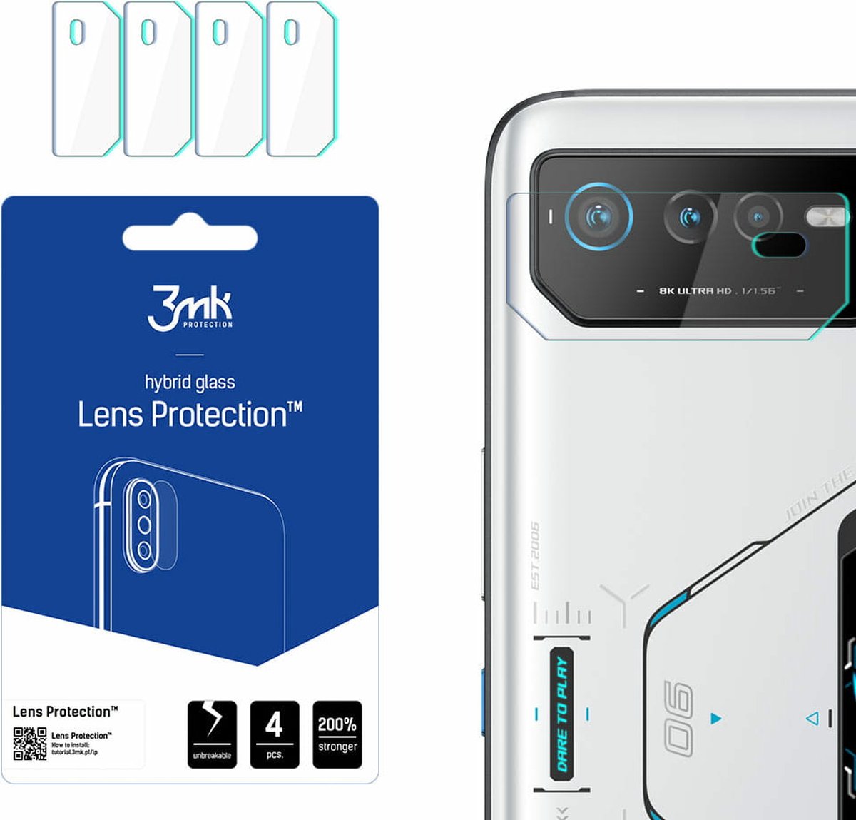 Asus ROG Phone 6/6 Pro/6D/6D Ultimate - 3mk Lens Protection
