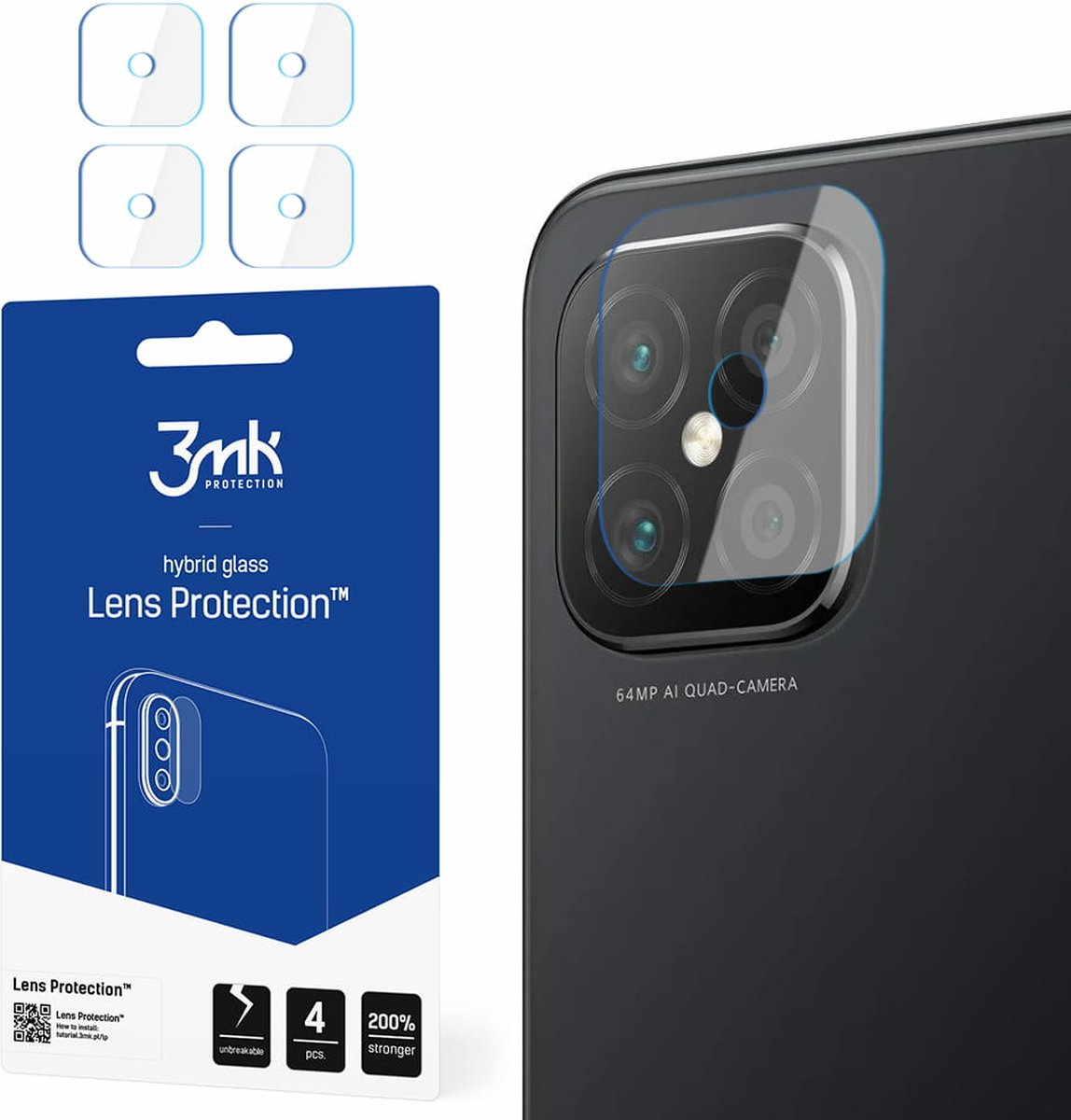 Huawei Nova 8 SE - 3mk Lens Protection