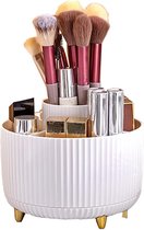 Make-up Organiser met 360 graden rotatie en 5 compartimenten - Voor het opbergen van borstels, oogschaduw, lippenstift