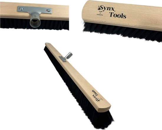 Synx Tools bezem Zaalveger 100cm Paardenhaar - Zachte bezem - Kamerveger - Bezemsteel - Veger schoonmaken - Bezems Binnen - Bezem zacht Zonder steel van Synx Tools — afbeelding 2