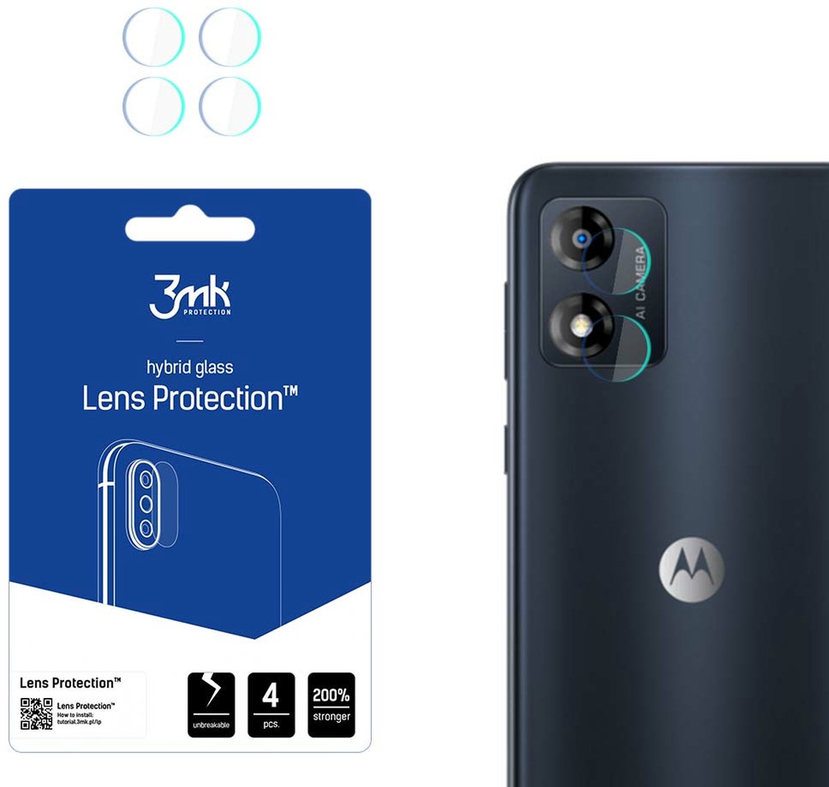 Motorola Moto E13 - 3mk Lens Protection