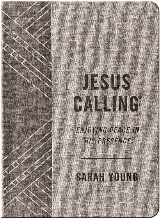 Jesus Calling (Textured Gray Leathersoft) - cover
