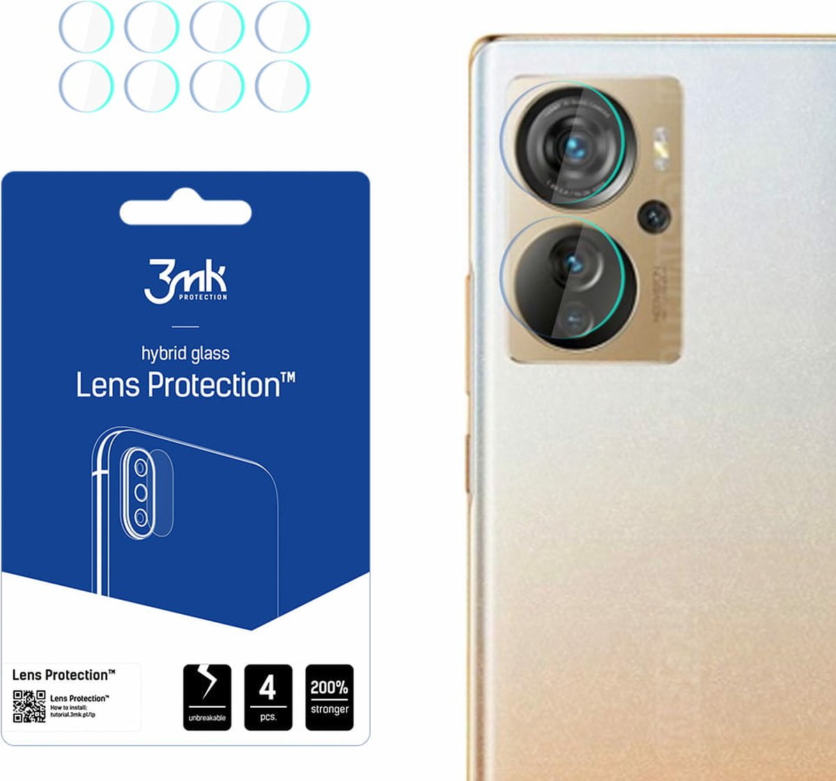 ZTE Axon 40 Pro - 3mk Lens Protection