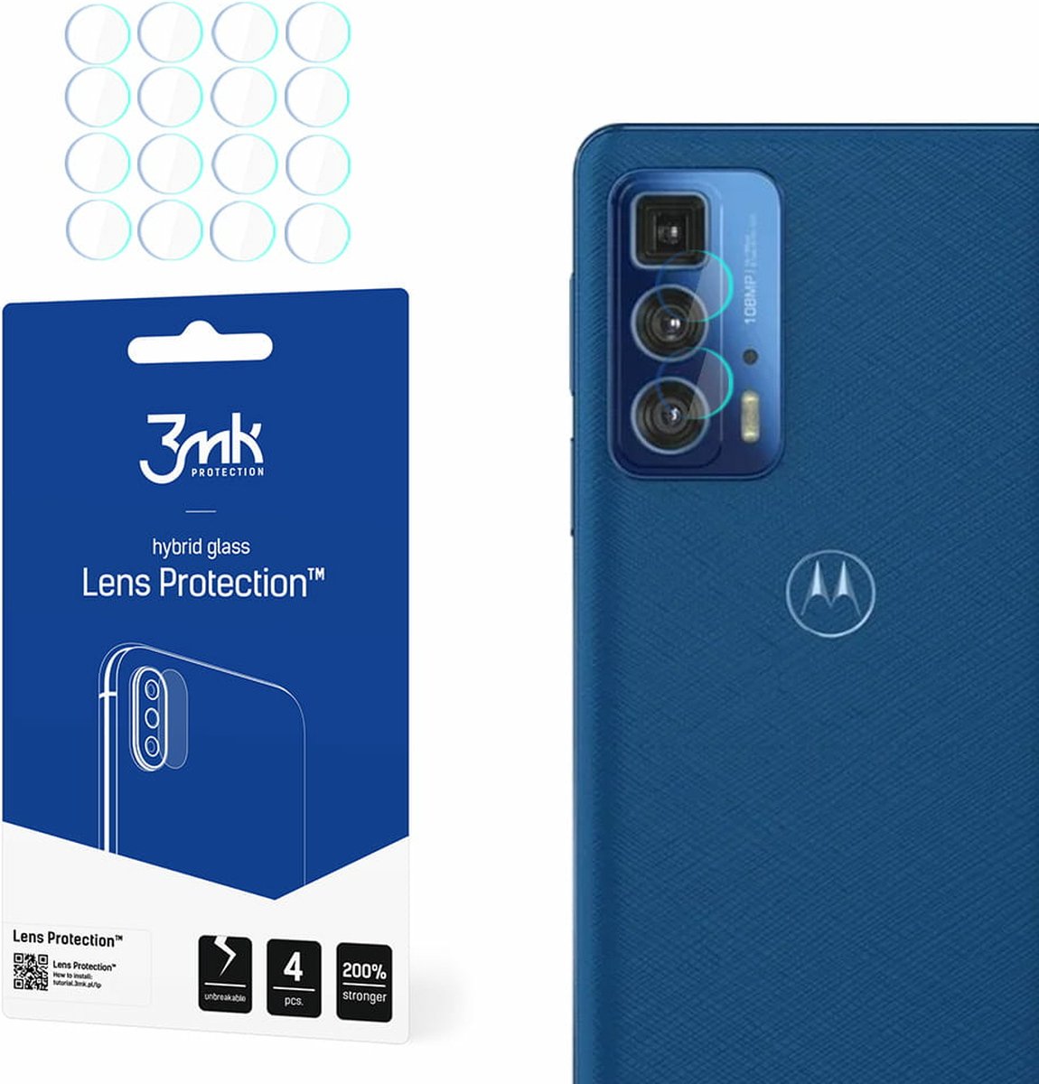 Motorola Edge S Pro 5G - 3mk Lens Protection