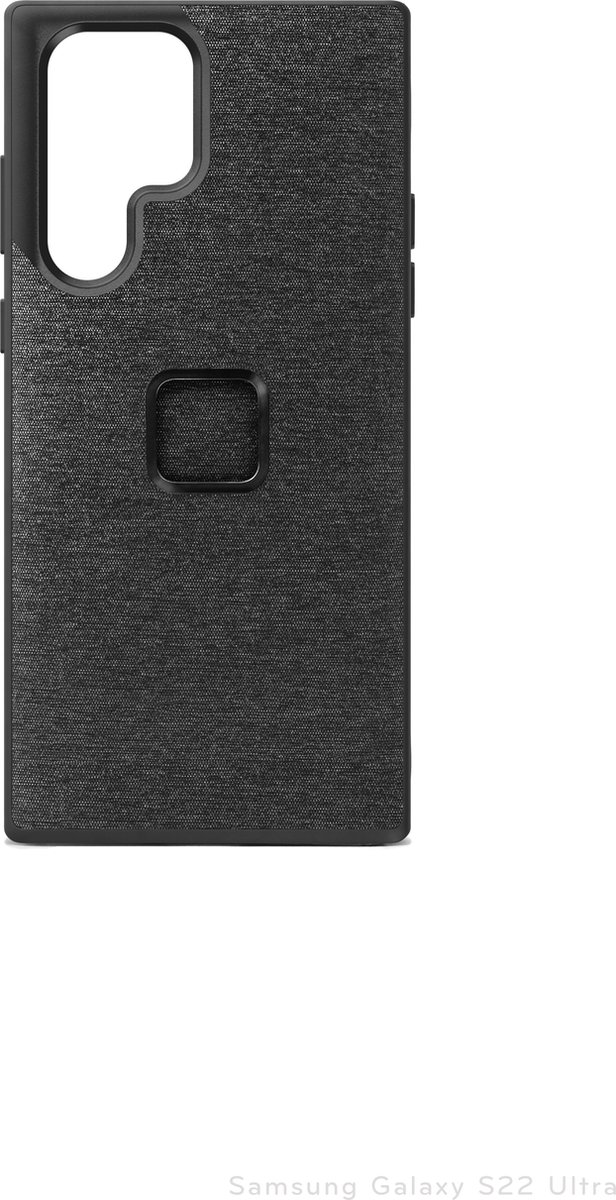 Peak Design - Mobile Everyday Fabric Case Samsung Galaxy S22 - Charcoal - Telefoonhoesje