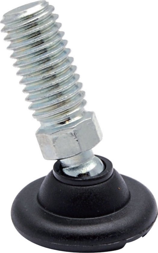 SHUIOG 4 stuks stelpoot M8 x 100 mm instelschroeven, meubelvoet kan worden gedragen verstelbare poten, stelschroef, stelvoet, stelvoet, maximaal 20 graden kanteling