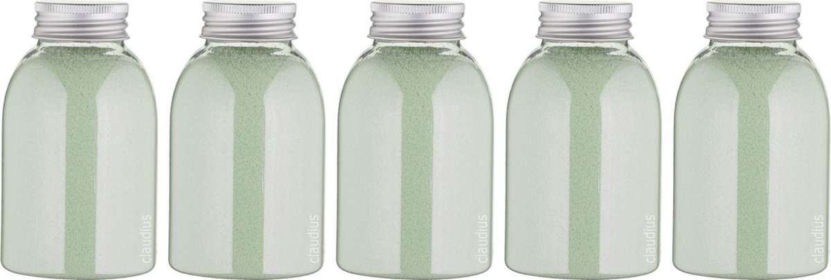 Goedkoopste Scrubzout Dennen - 300 gram - fles met aluminium dop - Hydraterende Lichaamsscrub - set van 5 stuks