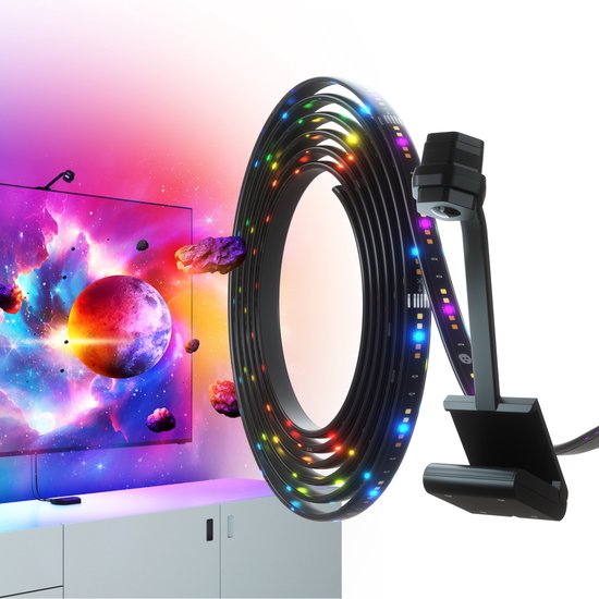 Nanoleaf 4D Screen Mirror + Lightstrip Kit - Slimme Verlichting - Geschikt voor TV's & Monitors tot 85" / 216cm