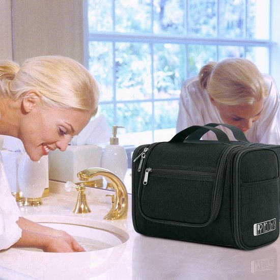 Bolsa de cosméticos de malla transparente, bolsa de almacenamiento de maquillaje