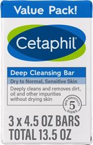 Cetaphil Deep Cleansing Bar Soap - Zeep - 3 stuks