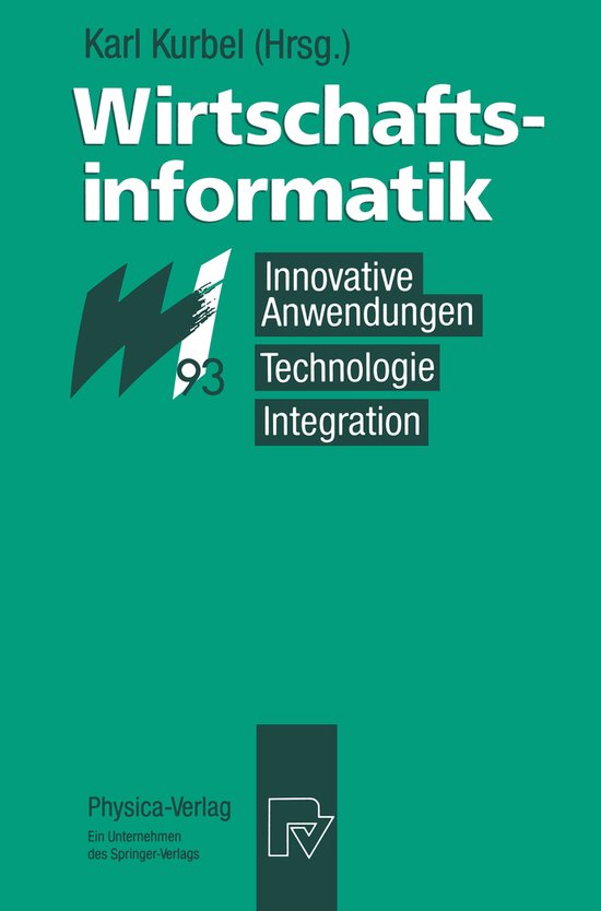 Wirtschaftsinformatik '93 - cover