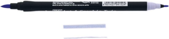 ZIG Art & Graphic Twin Tip brush marker - English Lavender