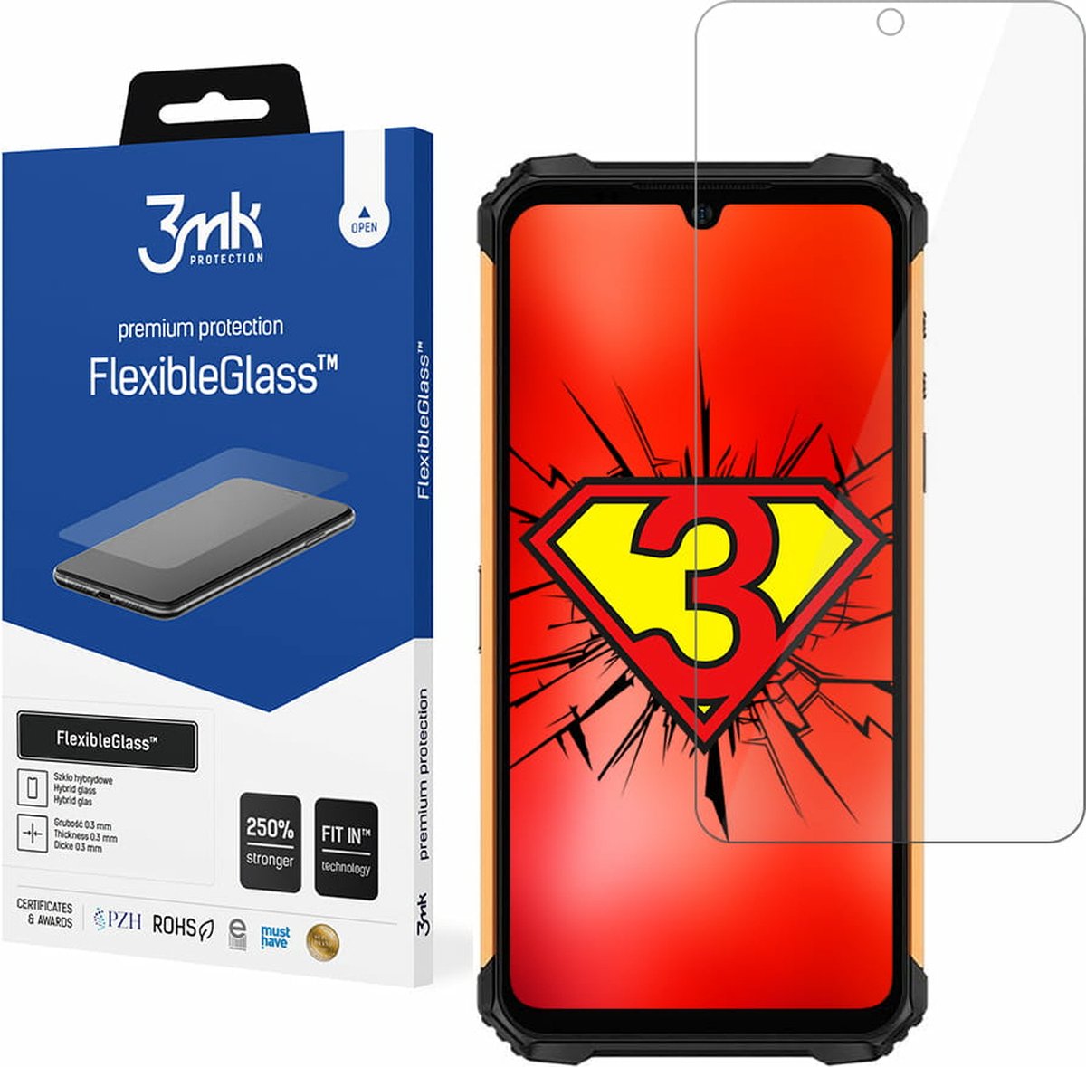 Ulefone Armor 8 Pro - 3mk FlexibleGlass
