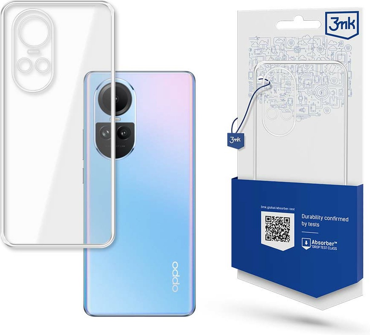 Oppo Reno 10 (CPH2531)/Pro - 3mk Clear Case
