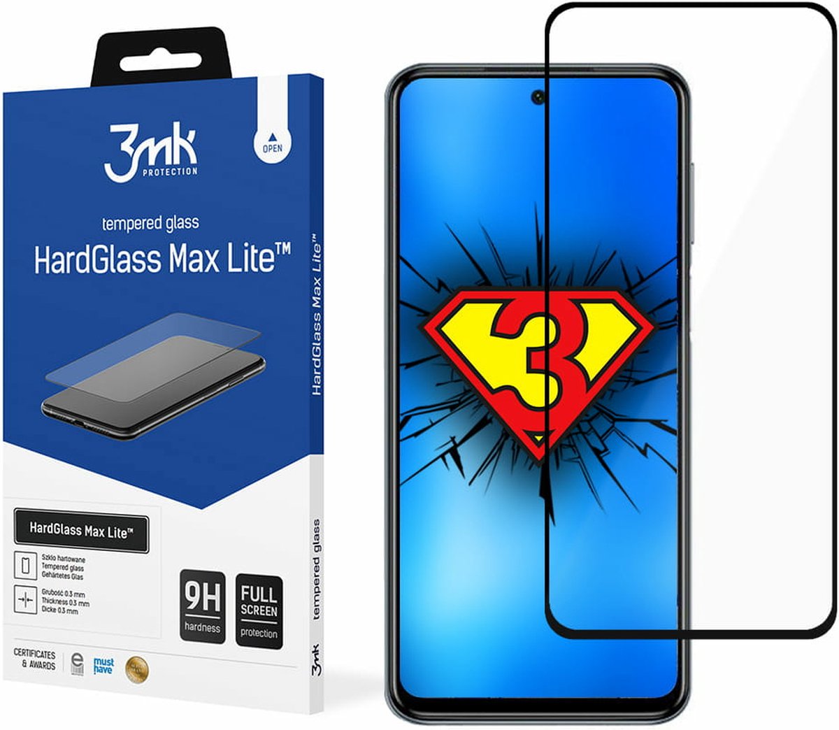 Xiaomi Redmi Note 10s/10 4G - 3mk HardGlass Max Lite
