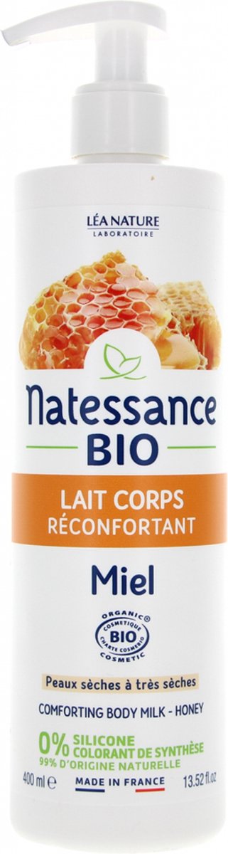 Natessance Organic Honey Comforting Body Lotion 400 ml