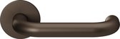 Deurkruk op rozet - Brons Kleur - RVS - GPF bouwbeslag - GPF105VRA1 Dark blend U-model 19mm 53x6mm