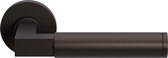 Deurkruk op rozet - Brons Kleur - RVS - GPF bouwbeslag - GPF2080.A1-00 Dark blend Kuri Deurklink op ronde