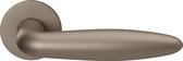 Deurkruk op rozet - Mocca blend - RVS - GPF bouwbeslag - GPF135VRA3 Mocca Blend Sigaar model 53x6mm