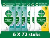 Dettol Doekjes Oceaan Citrus 72st - 6 Stuks - Voordeelverpakking