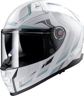 LS2 FF811 Vector II Alizer M.White Silver-06 2XL - Maat 2XL - Helm