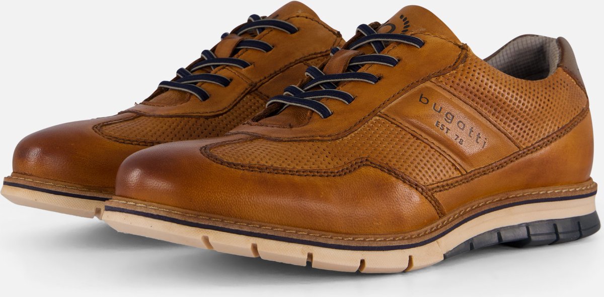 Bugatti Simone Sneakers cognac Leer - Maat 42