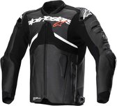Alpinestars Atem V5 Leather Jacket Black White 50 - Maat - Jas