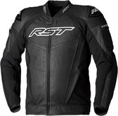 RST Tractech Evo 5 Black Black Black Leather Jacket 60 - Maat - Jas